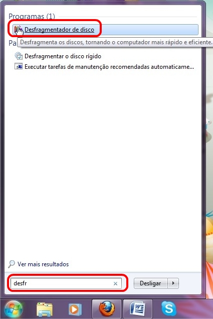 Busca r�pida pela ferramenta atrav�s do recurso pesquisar.