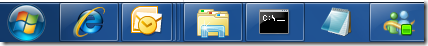 Windows Live Messenger aparece por padro na barra de tarefas